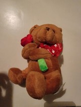 Best Made Toys Plush Teddy Bear Holding Rose Love Stuffed Animal - $16.56