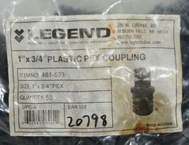 Legend 461 533 Plastic Pex Reducing Coupling 1 By 3/4 Inches Package of 50 image 4