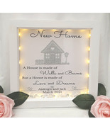 23cm Personalised New Home frame, New Home gift, New Home decor, New Hom... - £18.76 GBP
