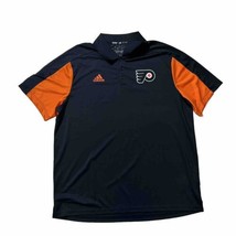 Men&#39;s Adidas Tech Philadelphia Flyers Hockey Polo Shirt XL - £19.78 GBP