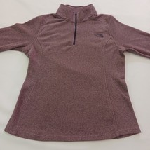The North Face TCB0 Women's Medium Mauve Apex Bionic Fleece 1/4 Zip Sweatshirt image 8