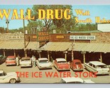 Wall Drug the Ice Water Store wall South Dakota SD UNP Chrome Postcard N15 - $4.05
