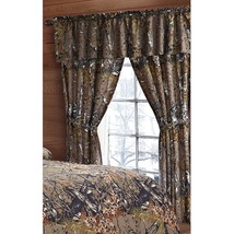 CAMO CAMOUFLAGE THE WOODS NEW 5 PC CURTAIN SET HUNTING CABIN LODGE CURTAINS