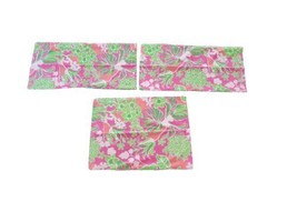 LILLY PULITZER x Garnet Hill &quot;Luscious&quot; Tropical Floral Throw Pillow Shams 13×27 - £35.61 GBP