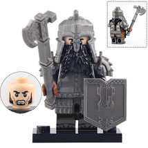 Iron Hills Dwarf Warrior Heavy Armor The Hobbit Lord of the Rings Minifigures - £2.38 GBP