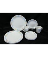 Corelle Friendship 6 Dinner Plates 8 Bread Plates 2 Cups Lot of 16 - $28.41