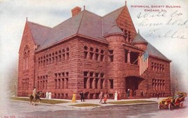 Historical Society Building Chicago Illinois 1907 postcard - £5.06 GBP