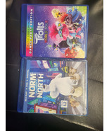 LOT OF 2 :Trolls World Tour - Dance Party Ed+ NORM OF THE NORTH(Blu-Ray ... - £5.54 GBP