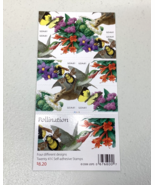 U.S. Stamp Booklet #4153-4156 Pollination Book Of Twenty 41 Cent Stamps ... - $186.12 MXN