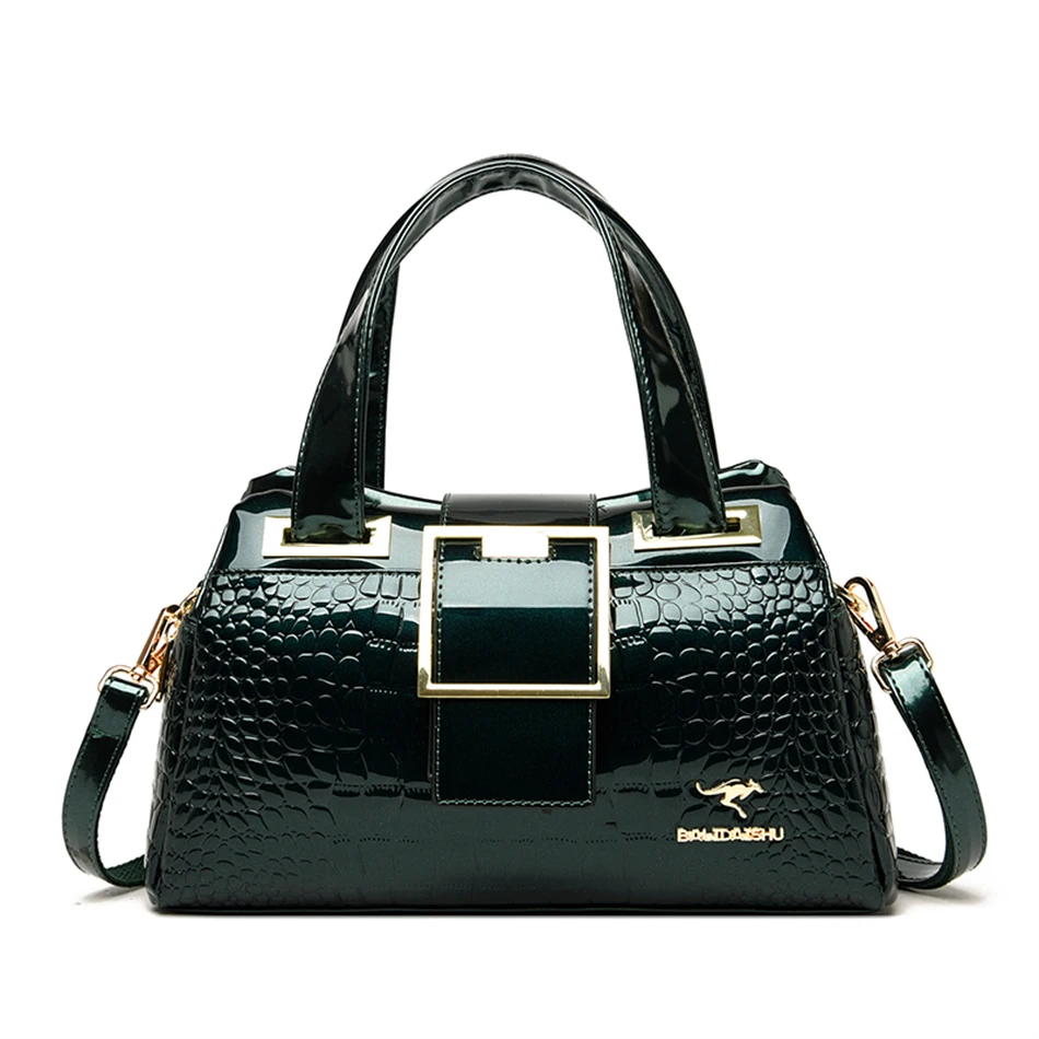 Luxury Designer Handbag Purses Brand Crossbody Bags for Women New Crocod... - $67.67