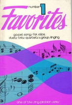 Favorites Number 1: A Collection of Gospel Songs for Solo, Duet, Trio, Quartet a - £14.87 GBP