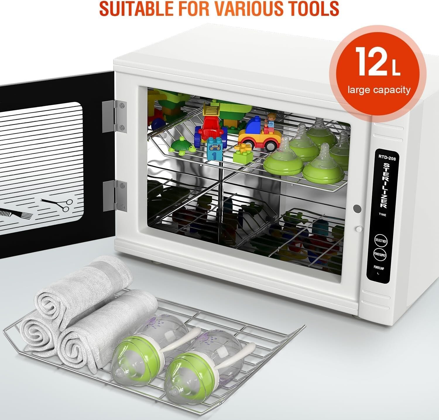 UV Tool Sterilizer Light Sanitizer Box Cabinet Sterilizer Nail Salon Beauty Baby Item image 4