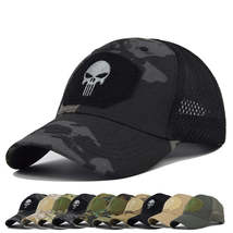 Explore Outdoor Adventures with Tactical Military Punisher Baseball Caps - £6.75 GBP