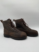 Cody James Men&#39;s Waterproof LACE-UP Western Work Boots Brown Size 12D - $74.24