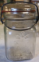 Vintage Queen Wide mouth canning jar Feb 23, 1909 #12 Smalley Kivlan and Onthank - £17.69 GBP