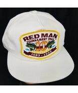 1993 USA trucker hat Red Man fishing snapback NEVER WORN tobacco cap ONE... - $550.13 MXN