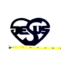 Jesus Heart Premiun Vinyl Car Decal - £7.83 GBP