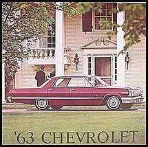 1963 Chevrolet Prestige Brochure Impala SS Bel Air - £11.50 GBP
