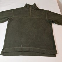 Willi Smith Collection Men's Green 1/4 Zip Pullover Fleece Sweatshirt Size M image 8