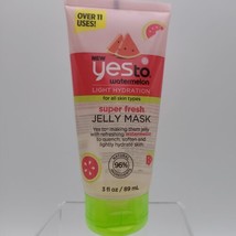 YES TO JELLY MASK Watermelon Light Hydration Super Fresh 3oz, Sealed - $9.89