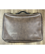 Lady Arrow Briefcase Satchel Leather Zippered - $466.05 MXN