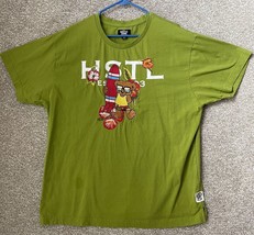 Hustle Gang of America Mens Bears Beach Green Graphic T Shirt Size 3XL *... - $16.99