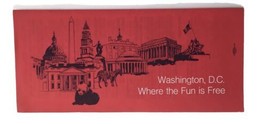 Vintage Washington D.C. District of Columbia Travel Brochure Pre 1990s - £6.30 GBP