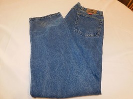 Wrangler Men&#39;s Jeans Blue Denim Pants Zipper Fly Blue W 38 L 32 Regular ... - $20.19