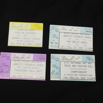 Ringling Brothers World Toughest Rodeo Truck Tractor Pull Ticket Stubs  ... - £10.22 GBP