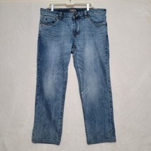 L.L. Bean Men&#39;s Jeans Size 38 Slim Straight Fit Denim Blue Jeans Signature - £21.76 GBP