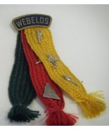 Vintage 1970&#39;s Webelos Ribbon Colors with 5 pins - $40.00