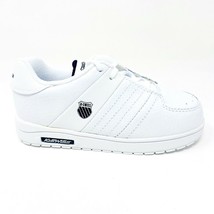 K-Swiss Wolert White Black Infant Baby Casual Shoes Sneakers 21376102 - $24.95