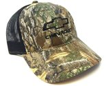 National Cap Chevy Realtreet Edge Camouflage &amp; Black Adjustable Curved B... - £16.91 GBP