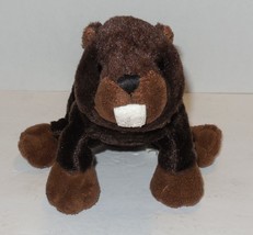 Ganz Webkinz Beaver 9&quot; plush Stuffed Animal toy brown - $9.55