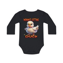 Mommy&#39;s Sitting Duck Baby Long-Sleeve Organic Bodysuit | Kitonic Baby Clothing - £31.83 GBP