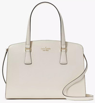 Kate Spade Perry Ivory White Leather Satchel Bag KG025 Meringue Purse $3... - £114.91 GBP
