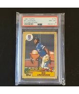 VTG 1987 Topps Bo Jackson Future Stars PSA NM-MT 8 Rookie RC #170 in Har... - $517.97 MXN