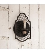 Aged new Wall Sconce Light in Dark Tin - $89.99