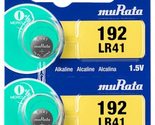 Murata LR41 Battery AG3 392A 1.55V Alkaline Button Cell (10 Batteries) - £3.14 GBP+