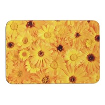 Mondxflaur Daisy Non Slip Bathroom Mat for Shower Quick Dry Diatom Mud Rugs - £15.16 GBP