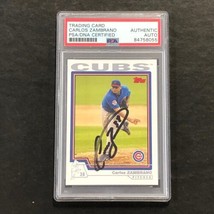 2004 Topps #136 Carlos Zambrano Signed Card PSA Slabbed Auto Cubs - £79.74 GBP