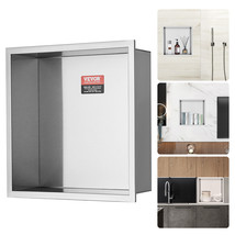 VEVOR Stainless Steel Shower Niche 13x13" Double Shelf Wall-inserted for Shower - £61.97 GBP