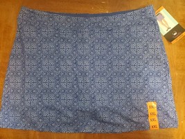 TRANQUILITY by Colorado Clothing Stretch Geometric Blue White Print Skor... - $14.95
