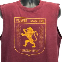 Power Masters Shorin Ryu Karate Vintage 90s T Shirt Martial Arts USA Made Large - £37.77 GBP