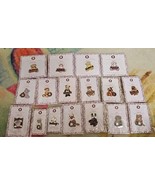 Lot Of 17 Charlie Bears Pin Badge Enamel Pins Limited Collection New - $168.25
