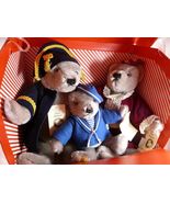 Vintage Pure Mohair Bear Family Captain,Wife and boy LTD Edition Signed ... - $2,349.06 MXN