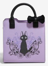 Studio Ghibli Kiki’s Delivery Service Jiji Velvet Bow Floral Mini Satchel Bag - £68.23 GBP