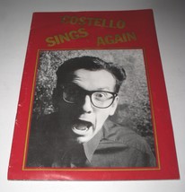 Elvis Costello Concert Tour Program Vintage 1986 Sings Again VG/VG+ - $14.99