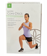 Gaiam Core Sliding Disks - Engages &amp; Strengthens the Core - Reversible w... - $14.84