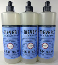 Mrs. Meyer&#39;s Clean Day Liquid Dish Soap, Bluebell Scent, 16 fl. oz. (3 Bottles) - £27.74 GBP
